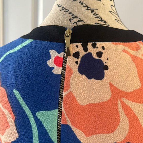 Kate Spade New York Floral Print Mini Dress - Picture 11 of 15